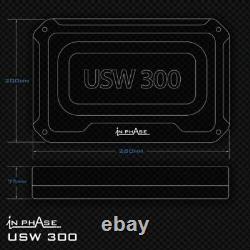 Subwoofer amplifié compact sous-siège In Phase USW300 de 300 W
