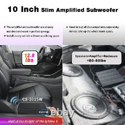 Subwoofer de voiture actif ultra-mince ATOTO 10 400W sous-siège avec audio de voiture alimenté