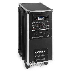 Système audio portable Vonyx 170.001 ST095 8 CD/UHF/MP3 avec Bluetooth
