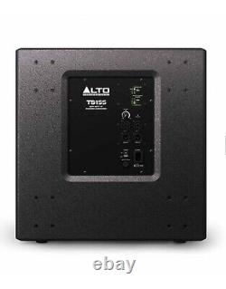 Système de sonorisation ALTO TS415 Bluetooth PA alimenté 7500 watts + mélangeur pour lieux jusqu'à 450 personnes