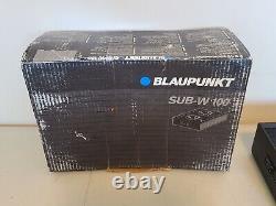 Vintage Blaupunkt Sub W 100 Active Subwoofer System Amplificateur De Puissance Intégré