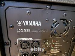 Yamaha Dxs15 Mk1 Subs 950 Watts Chaque Dxs-15 Powered Bass Bins To Match Dxr15