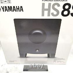 Yamaha HS8S 8 pouces Subwoofer de studio alimenté HS8 S HS-8S JP Équipement audio noir