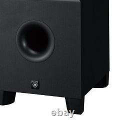 Yamaha HS8S 8 pouces Subwoofer de studio alimenté HS8 S HS-8S JP Équipement audio noir