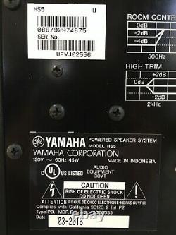 Yamaha Hs5 Powered Active Studio Reference Monitor Haut-parleur Noir Utilisé