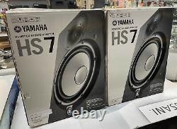 Yamaha Hs7 Haut-parleurs D'écran Studio Powered Paire- Mint En Box