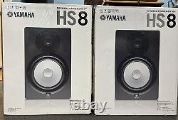 Yamaha Hs8 Powered Studio Moniteurs Paire Newopenbox Black