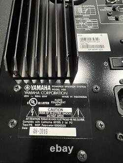 Yamaha Hs8 Powered Studio Moniteurs Paire Newopenbox Black