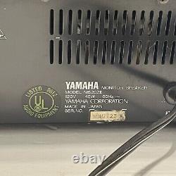 Yamaha Moniteur Haut-parleur Ms202 II Powered Studio 45w Made In Japan Tested Works