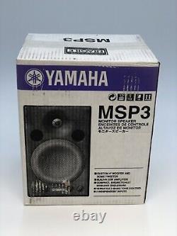 Yamaha Msp3 Professional Powered Studio Haut-parleur D'écran Actif (nouveau Old Stock)