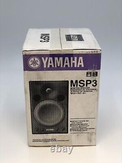 Yamaha Msp3 Professional Powered Studio Haut-parleur D'écran Actif (nouveau Old Stock)